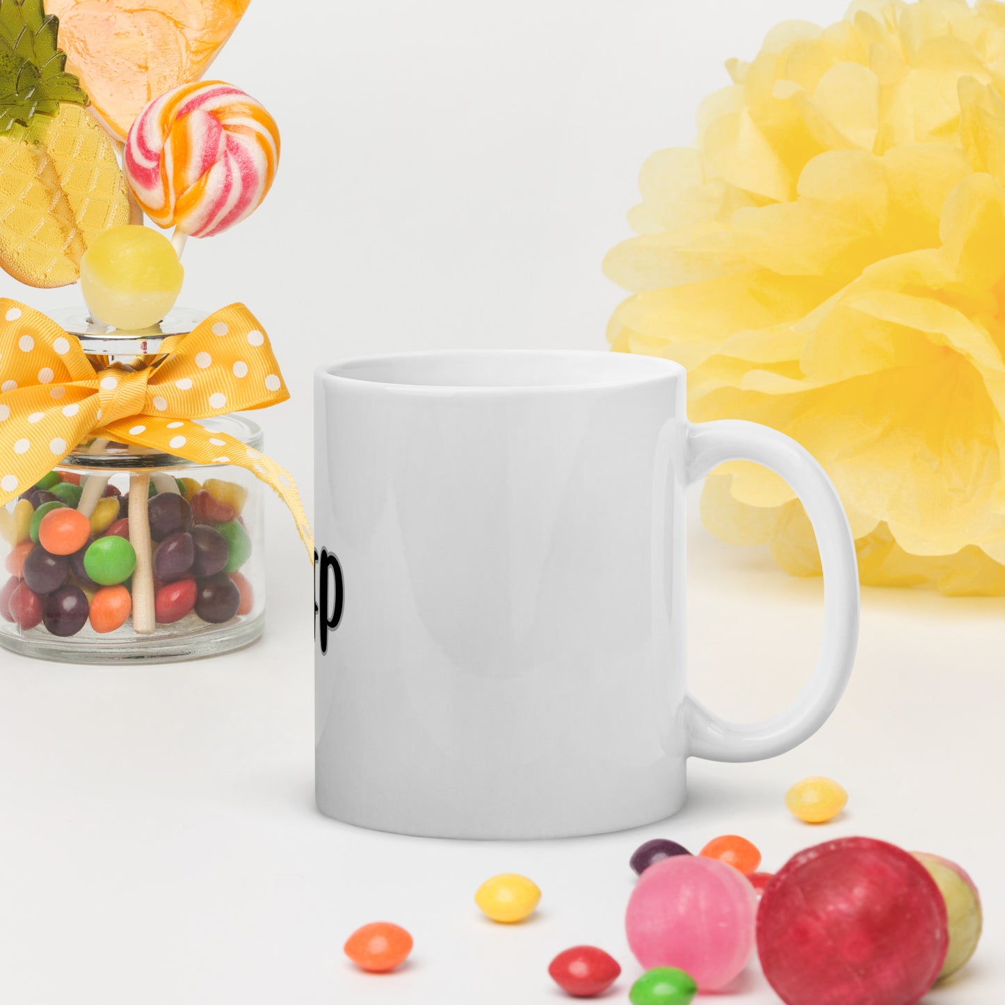 ESFP White glossy mug