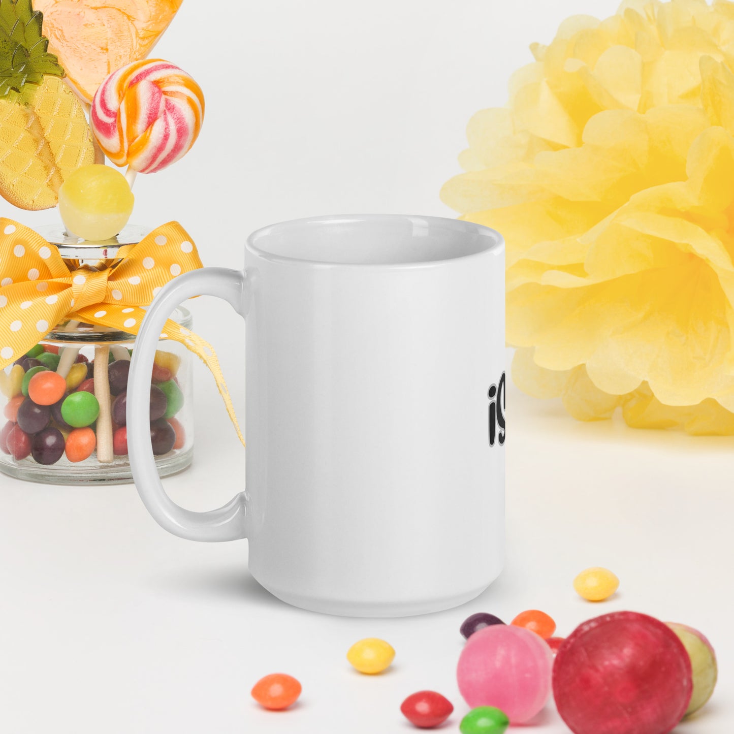 ISFJ White glossy mug