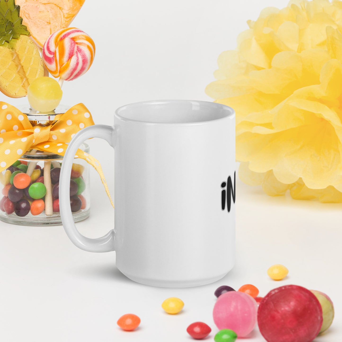 INTP White glossy mug