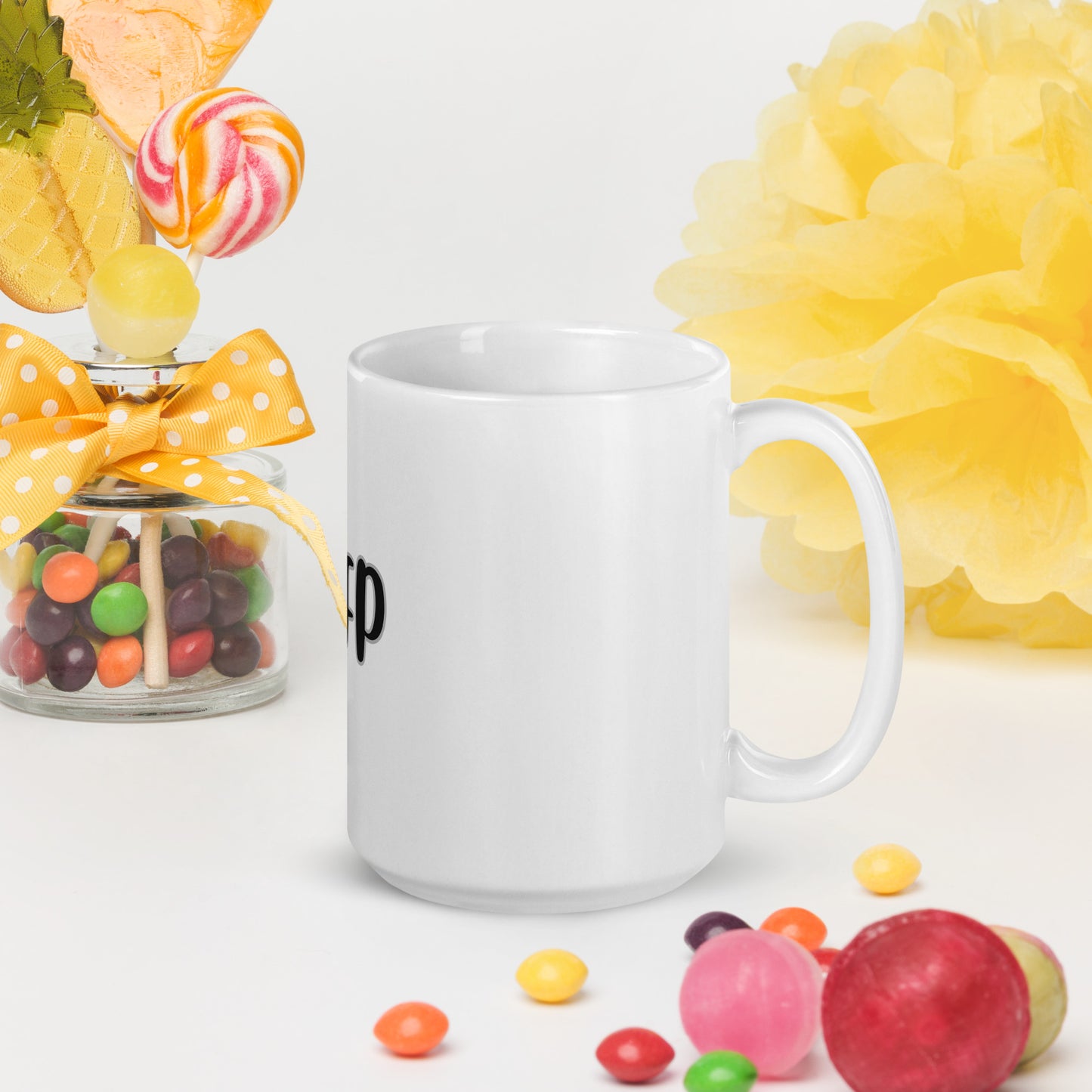 ESFP White glossy mug