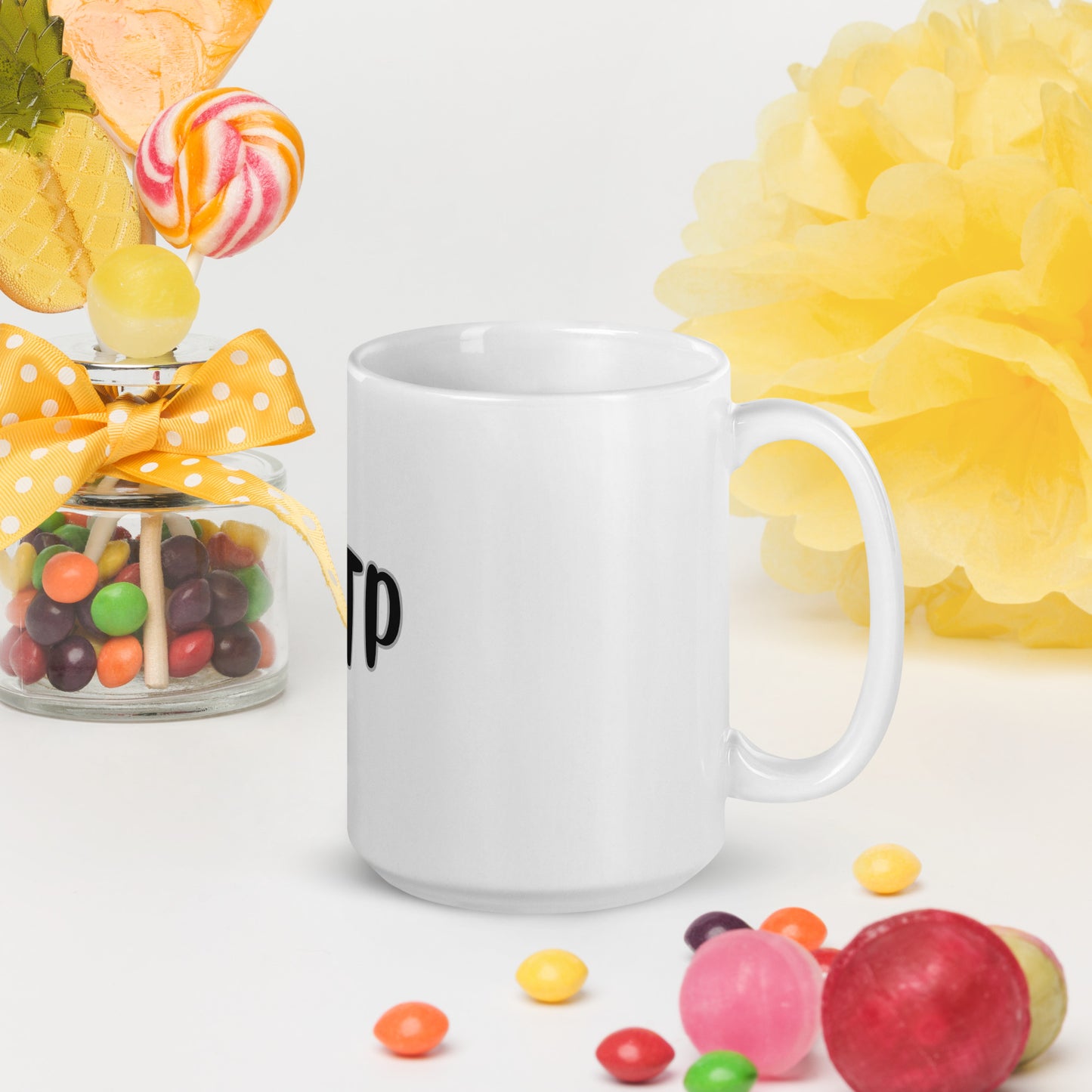 INTP White glossy mug