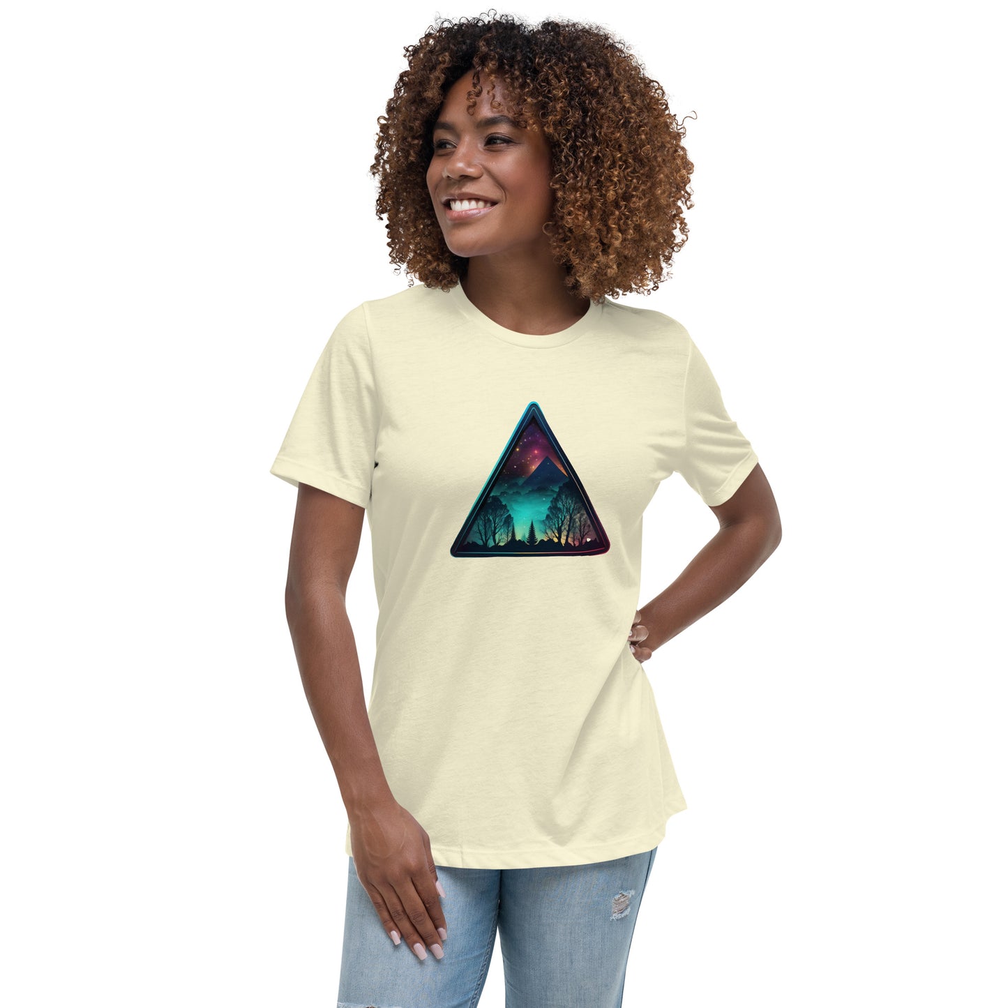 Women's Neon Sky Relaxed T-Shirt