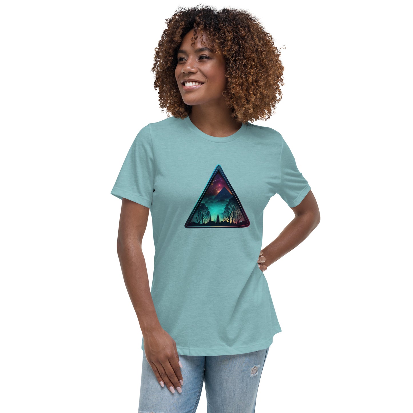 Women's Neon Sky Relaxed T-Shirt