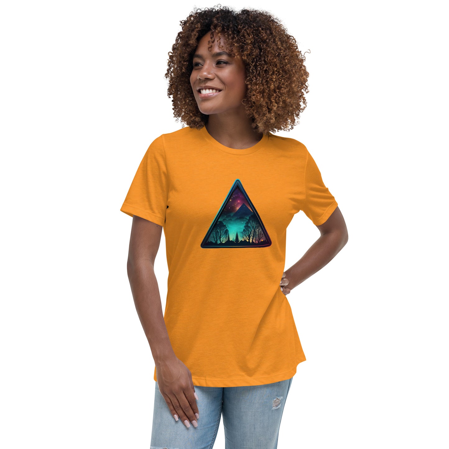 Women's Neon Sky Relaxed T-Shirt