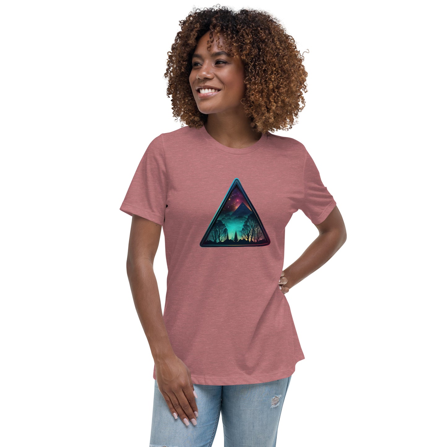 Women's Neon Sky Relaxed T-Shirt