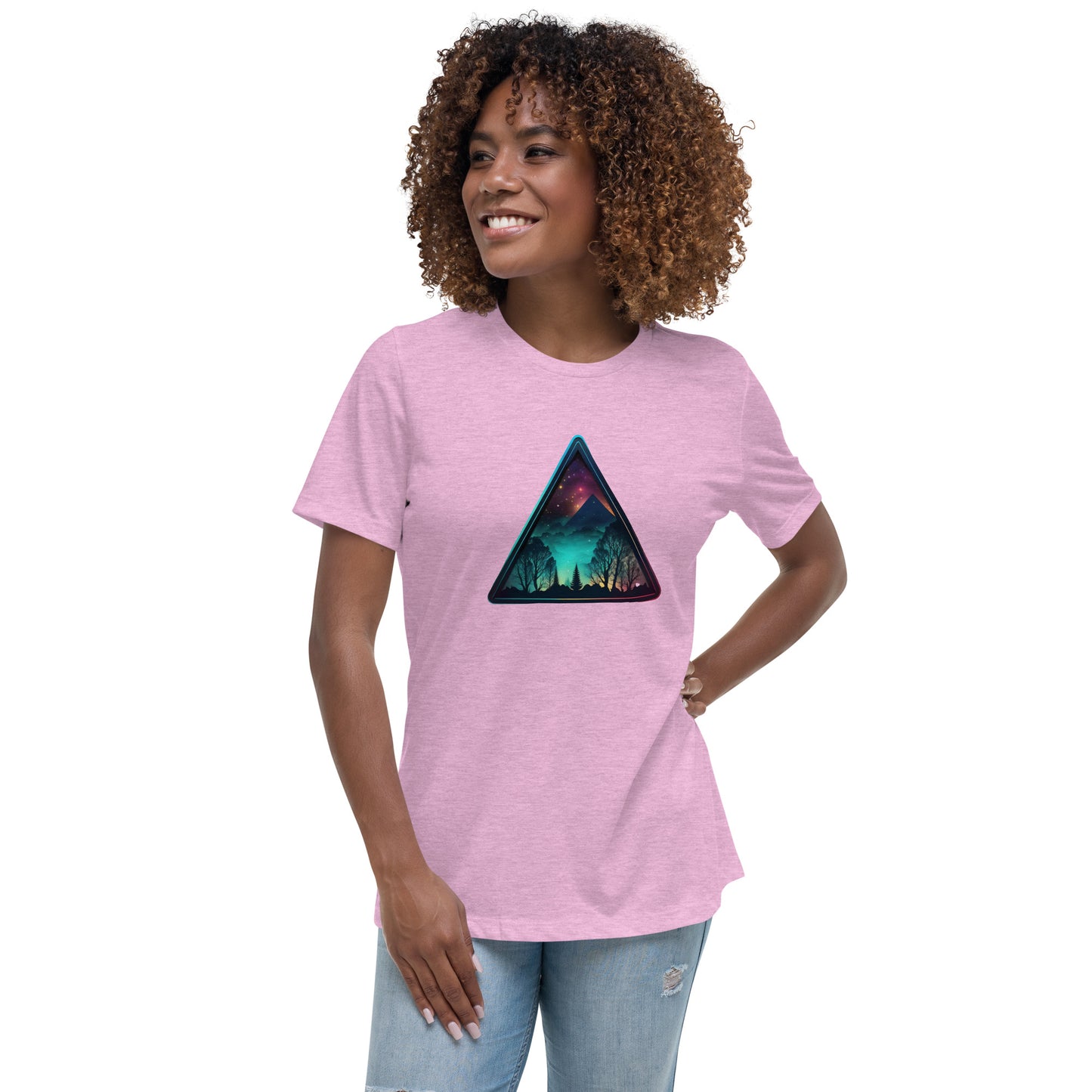 Women's Neon Sky Relaxed T-Shirt