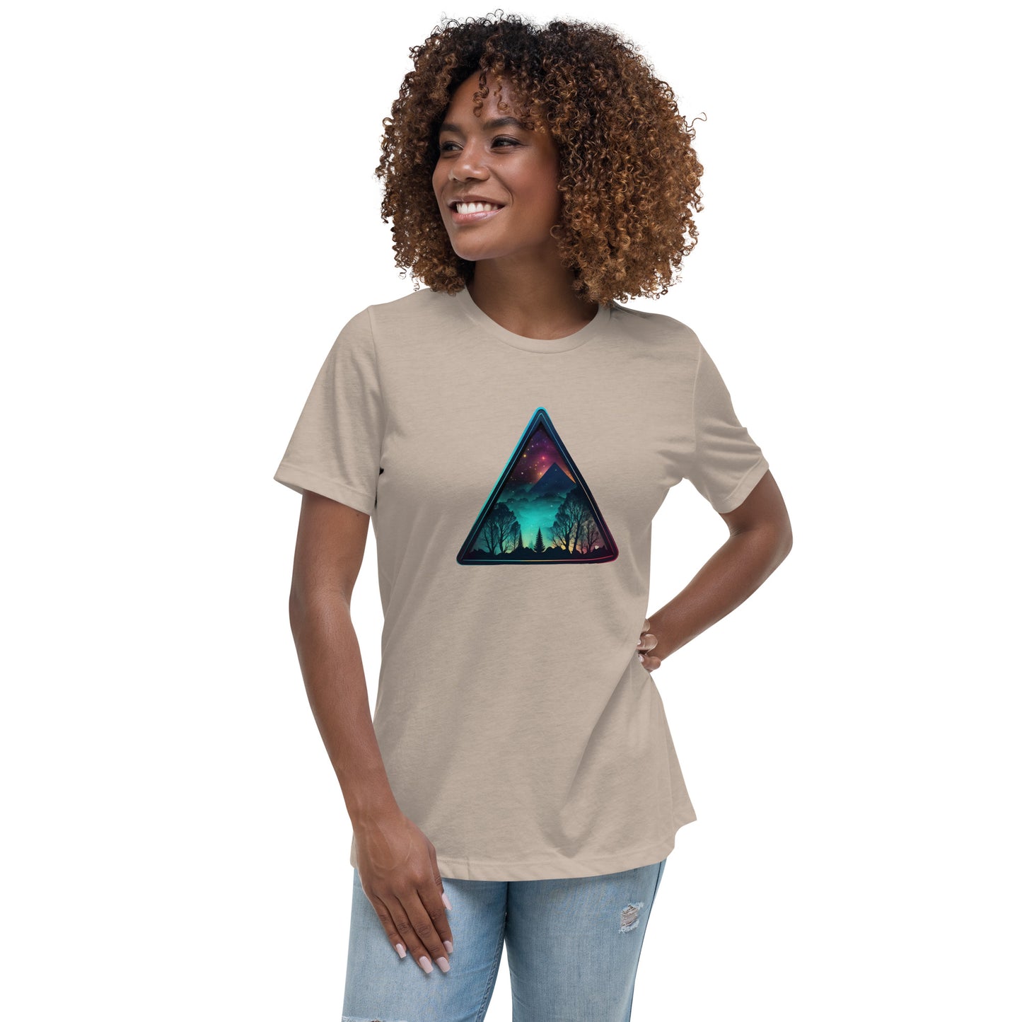 Women's Neon Sky Relaxed T-Shirt