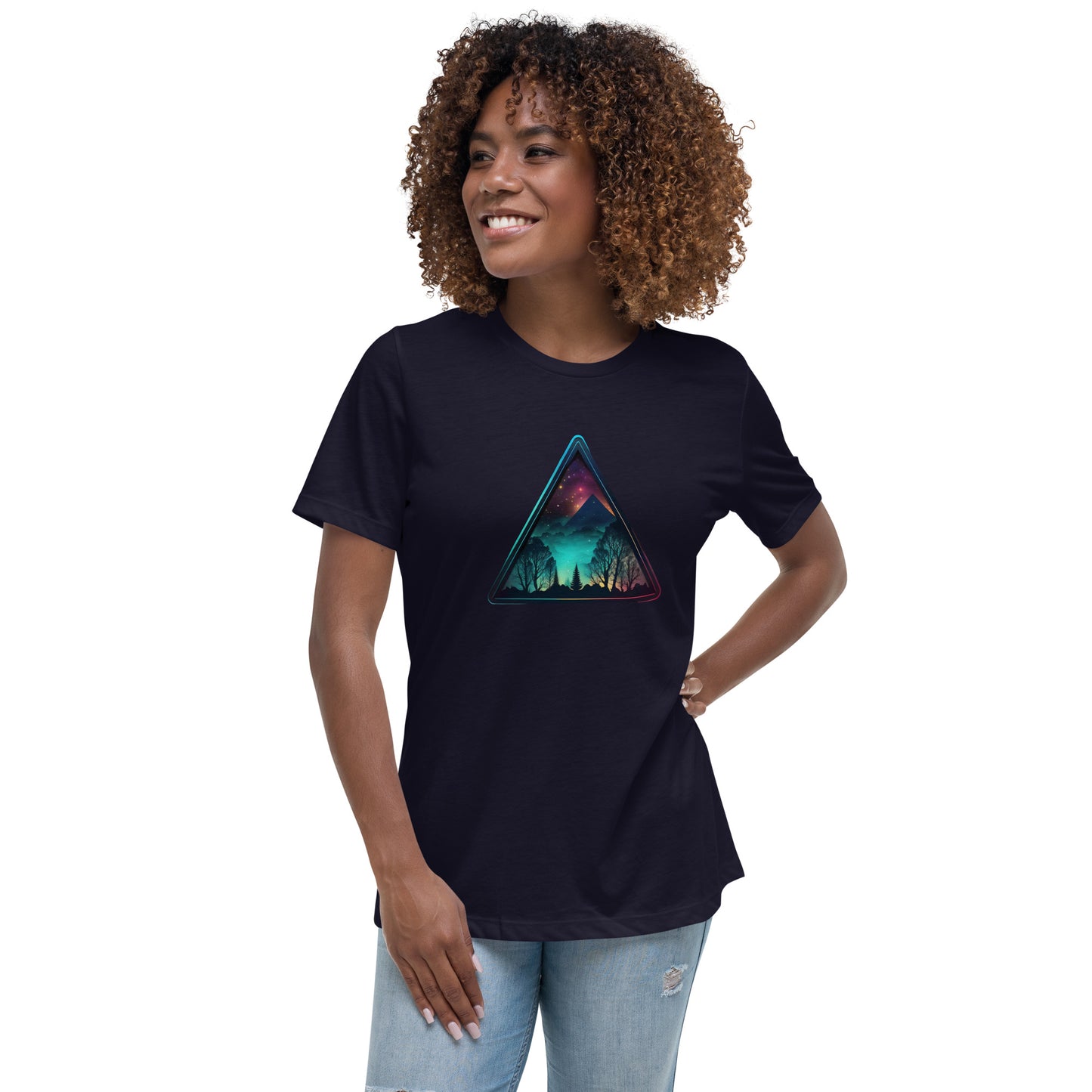 Women's Neon Sky Relaxed T-Shirt