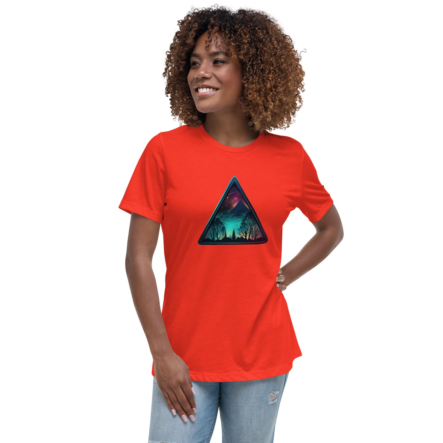 Women's Neon Sky Relaxed T-Shirt