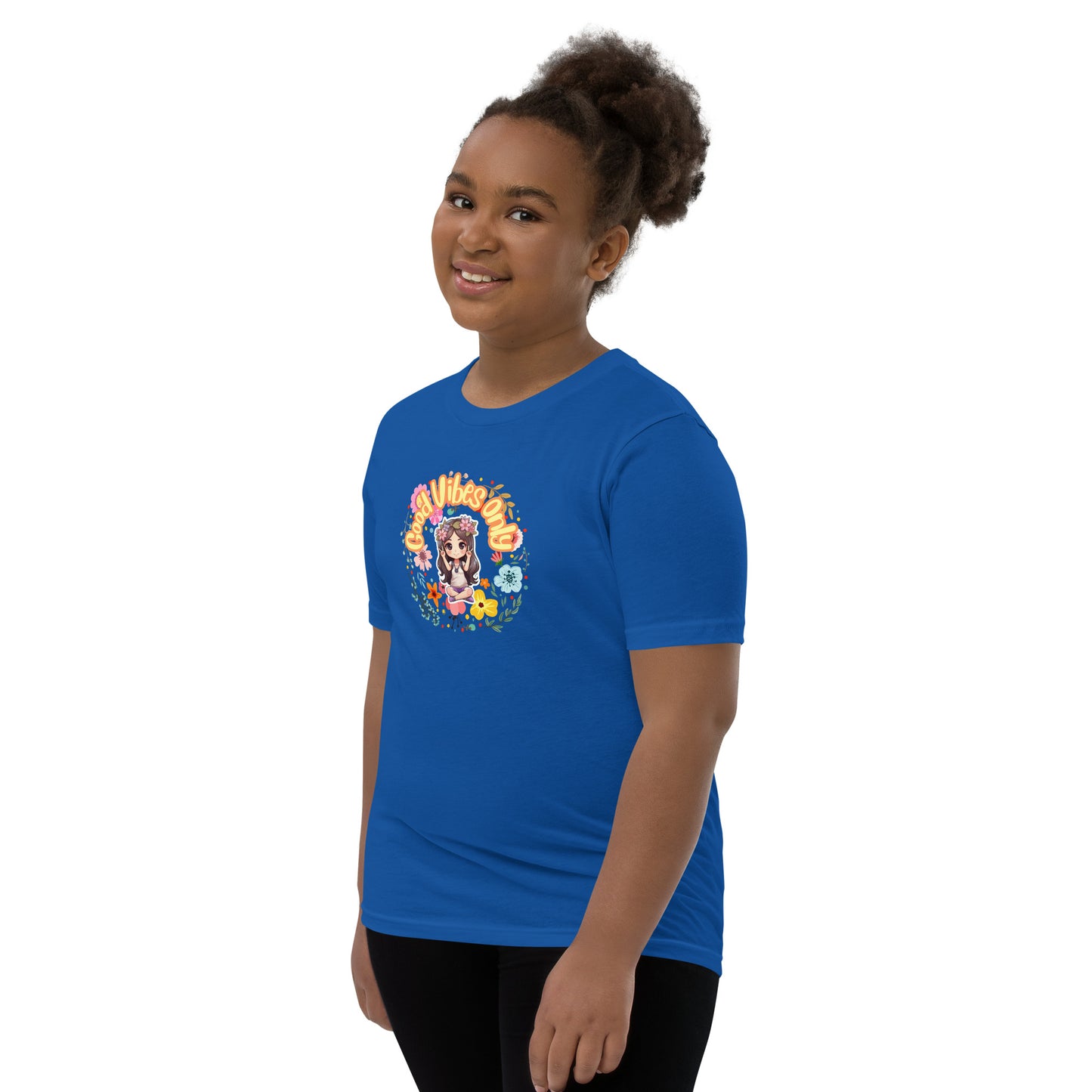 Good Vibes Chibi Youth Short Sleeve T-Shirt