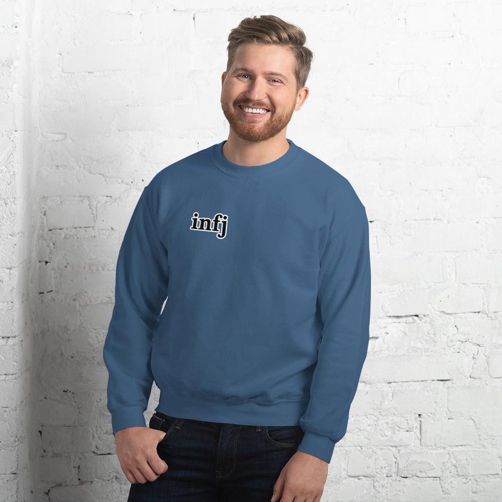 INFJ Mbti Unisex Sweatshirt, Left side