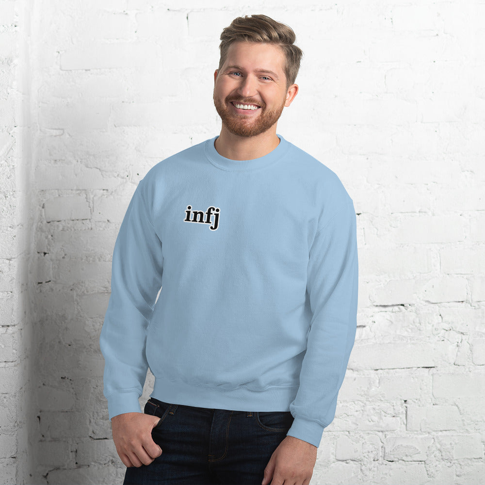 INFJ Mbti Unisex Sweatshirt, Left side