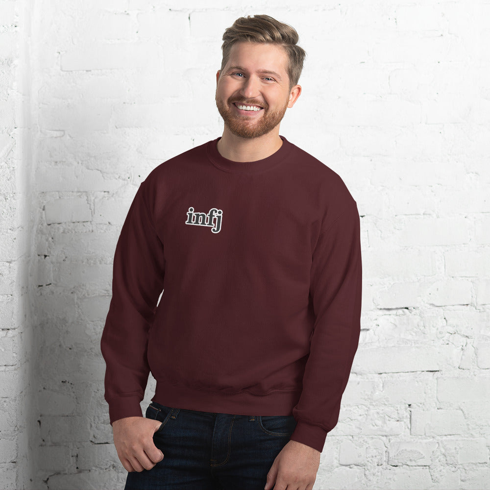 INFJ Mbti Unisex Sweatshirt, Left side