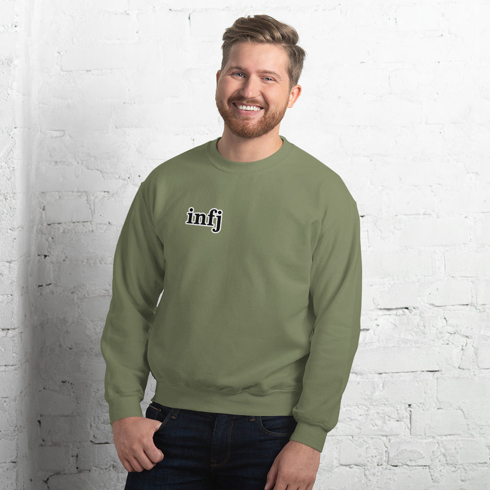 INFJ Mbti Unisex Sweatshirt, Left side