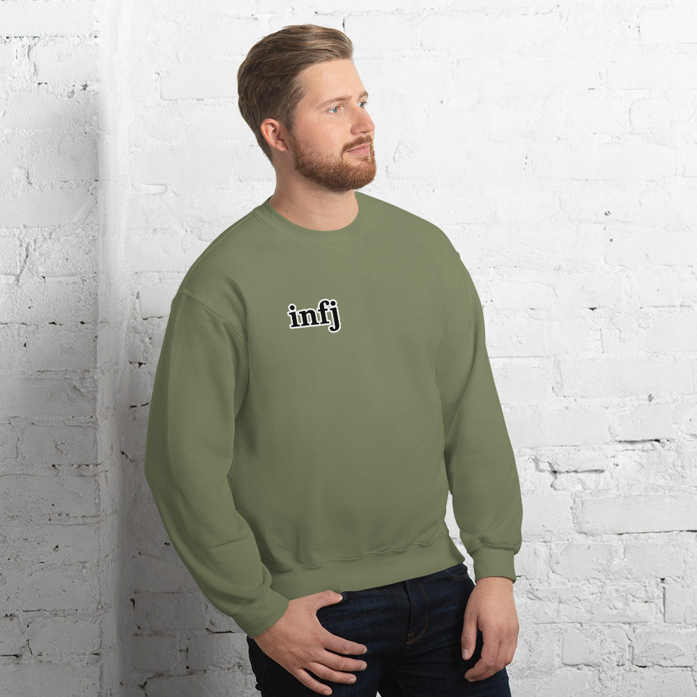 INFJ Mbti Unisex Sweatshirt, Left side