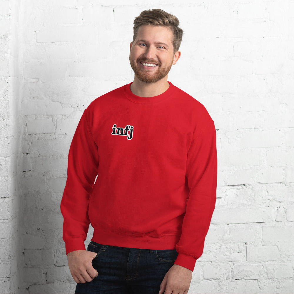 INFJ Mbti Unisex Sweatshirt, Left side