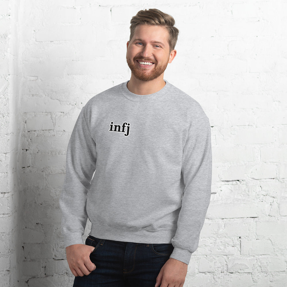 INFJ Mbti Unisex Sweatshirt, Left side