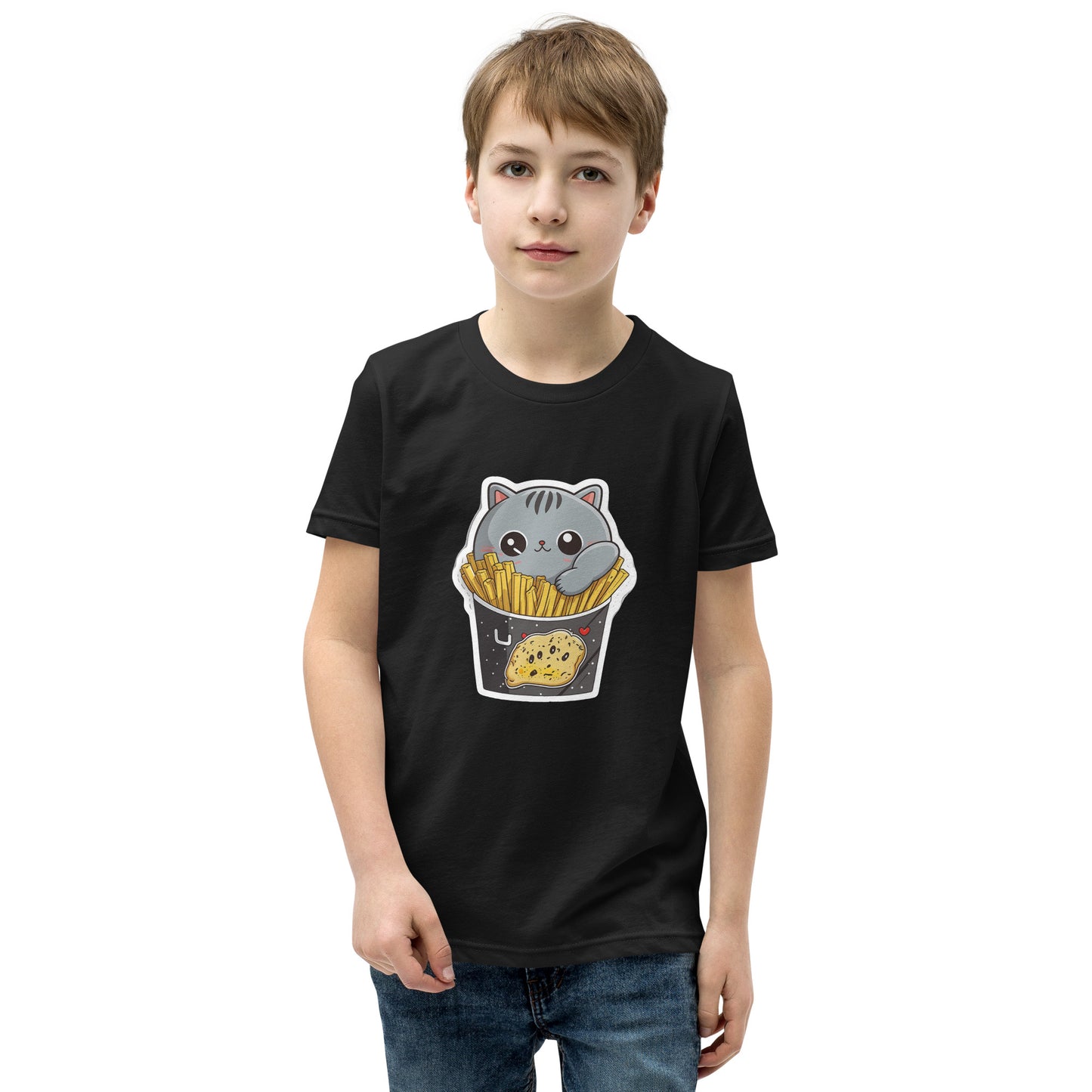 Yum fries Youth Short Sleeve T-Shirt