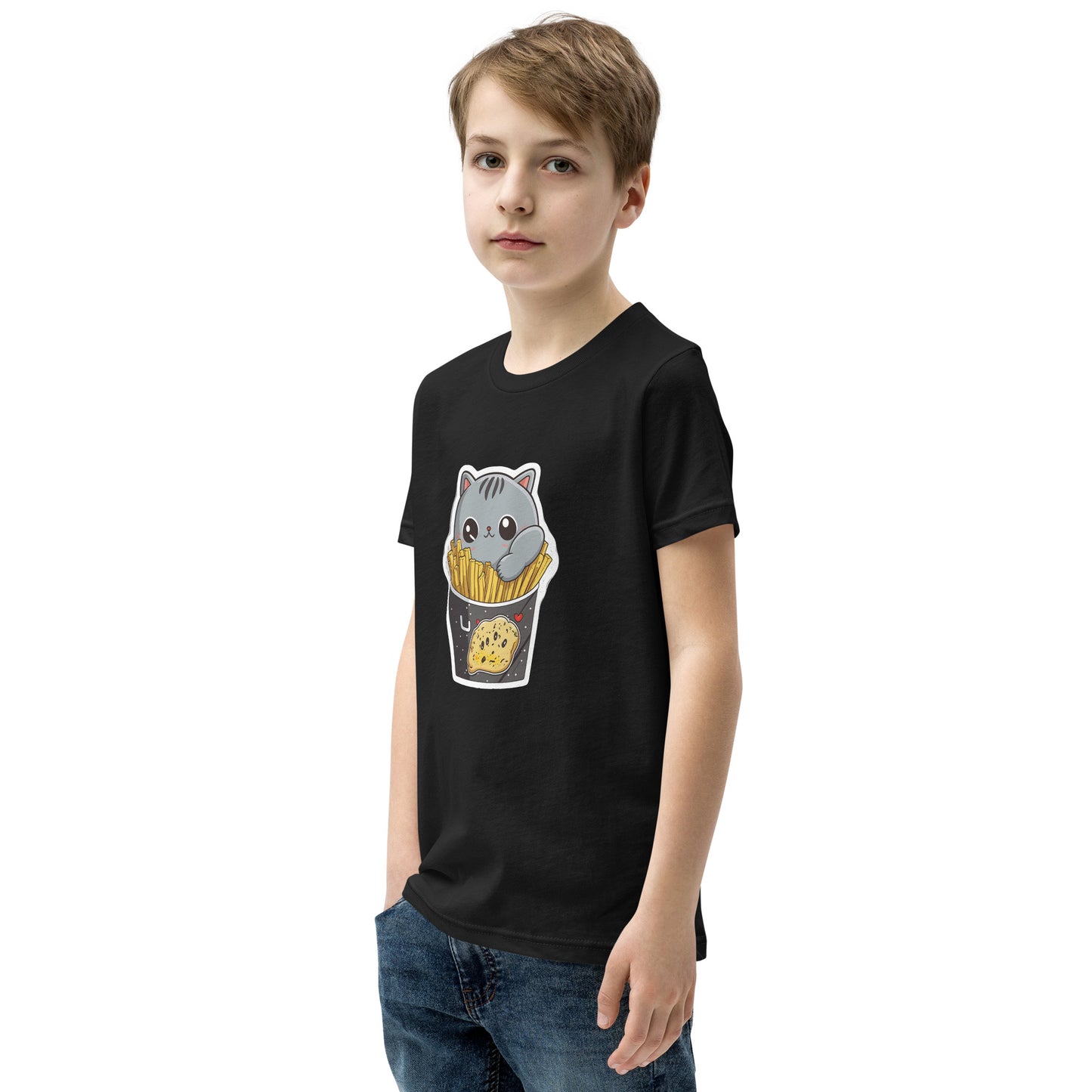 Yum fries Youth Short Sleeve T-Shirt