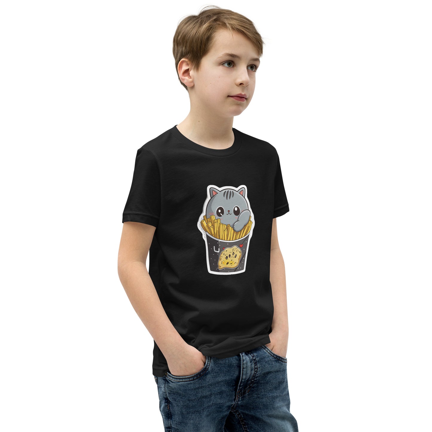 Yum fries Youth Short Sleeve T-Shirt