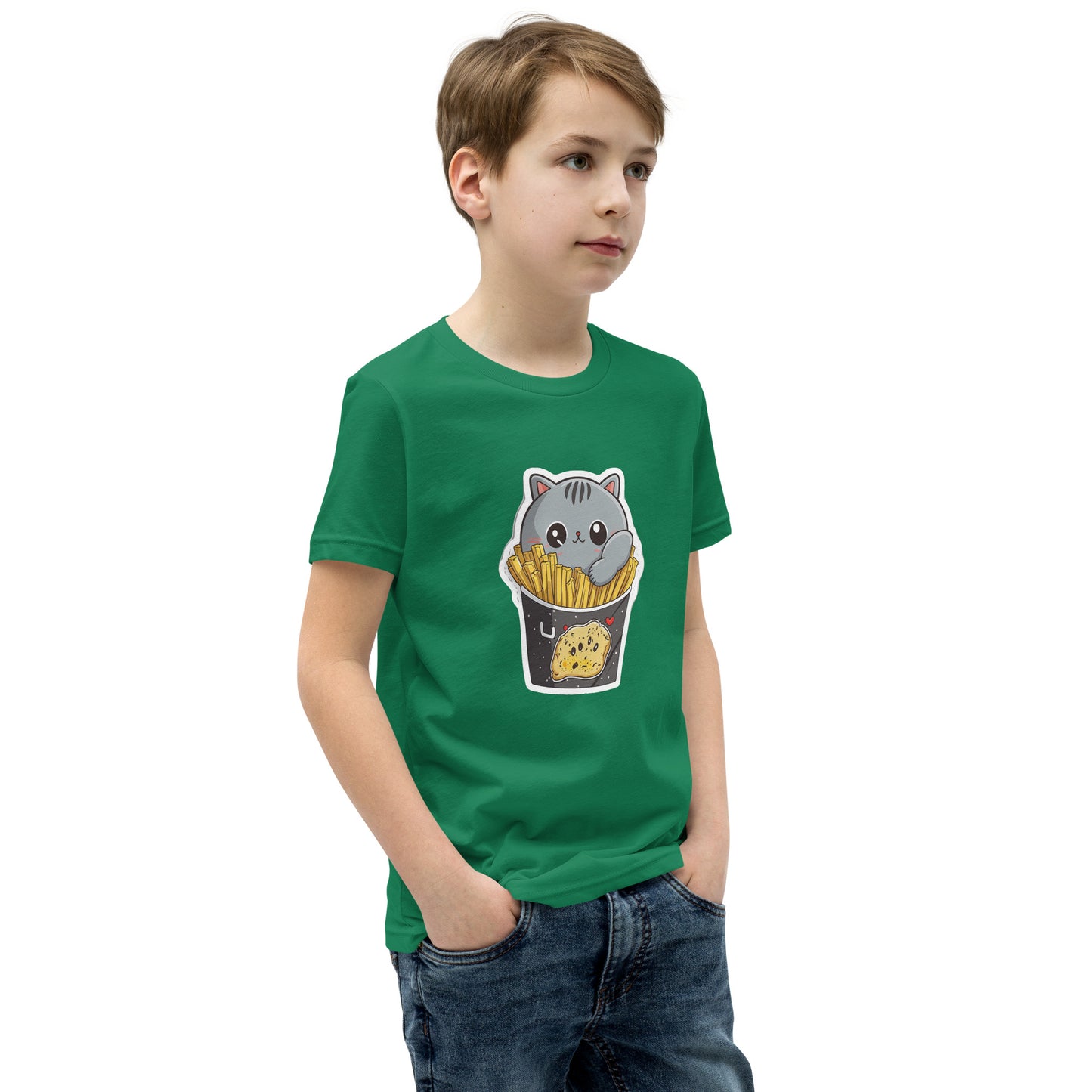 Yum fries Youth Short Sleeve T-Shirt