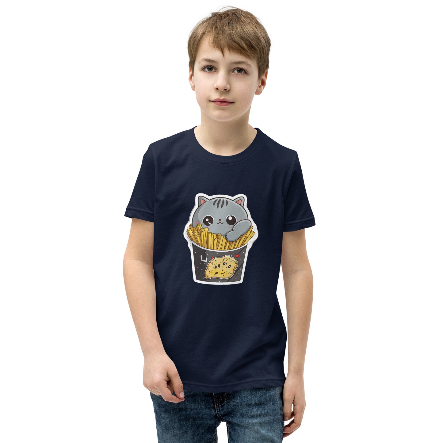 Yum fries Youth Short Sleeve T-Shirt