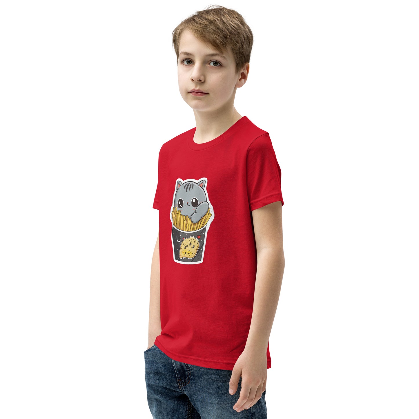 Yum fries Youth Short Sleeve T-Shirt