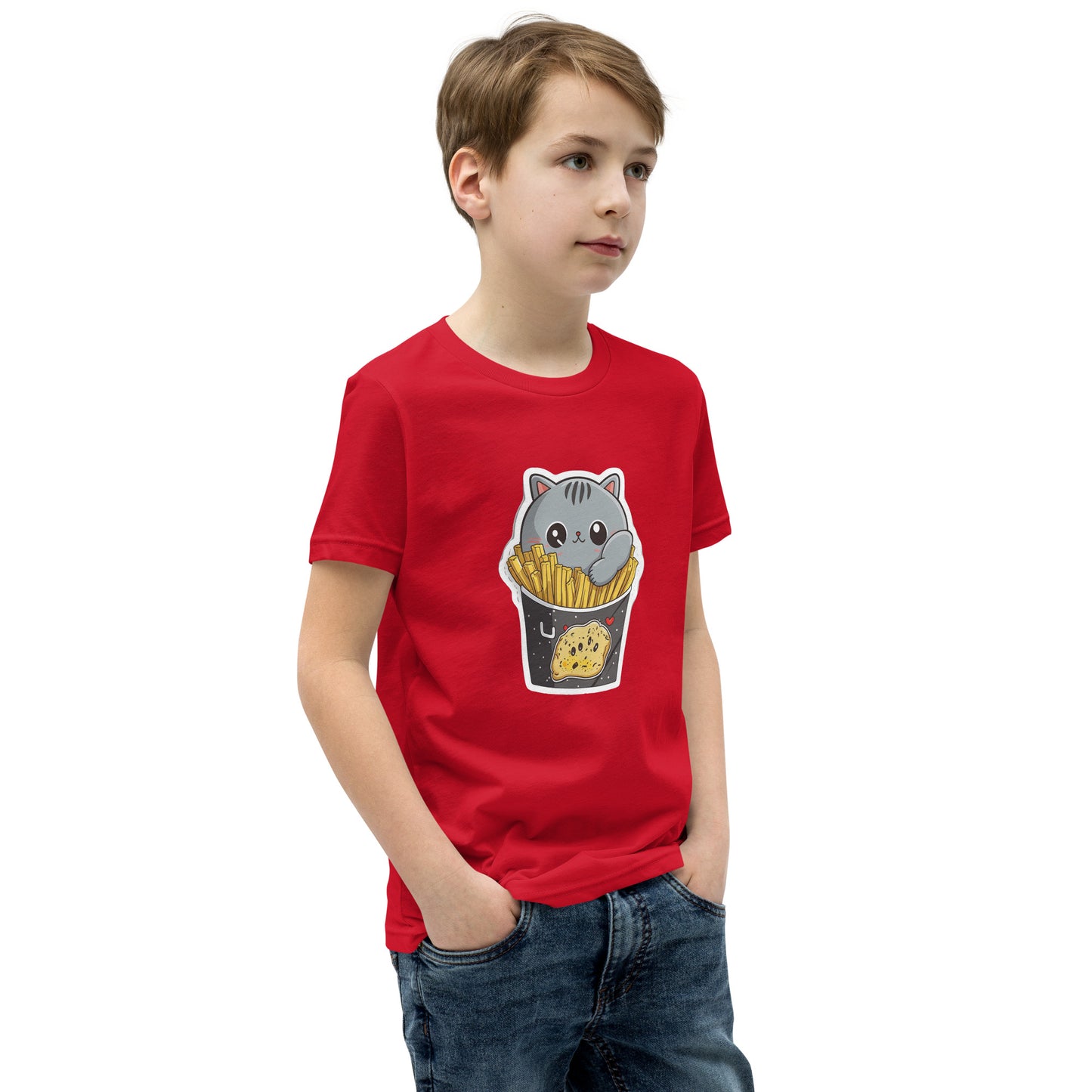 Yum fries Youth Short Sleeve T-Shirt