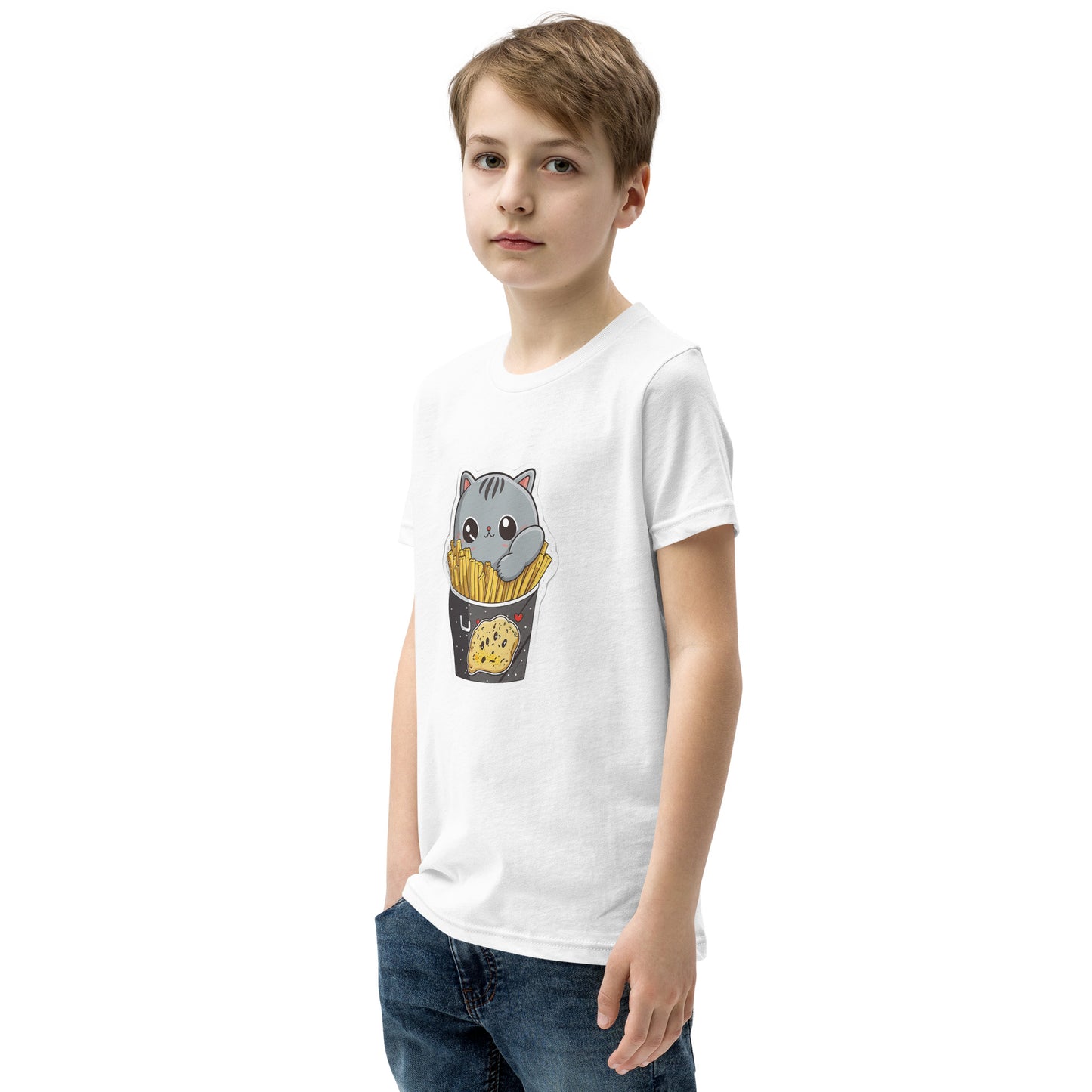 Yum fries Youth Short Sleeve T-Shirt