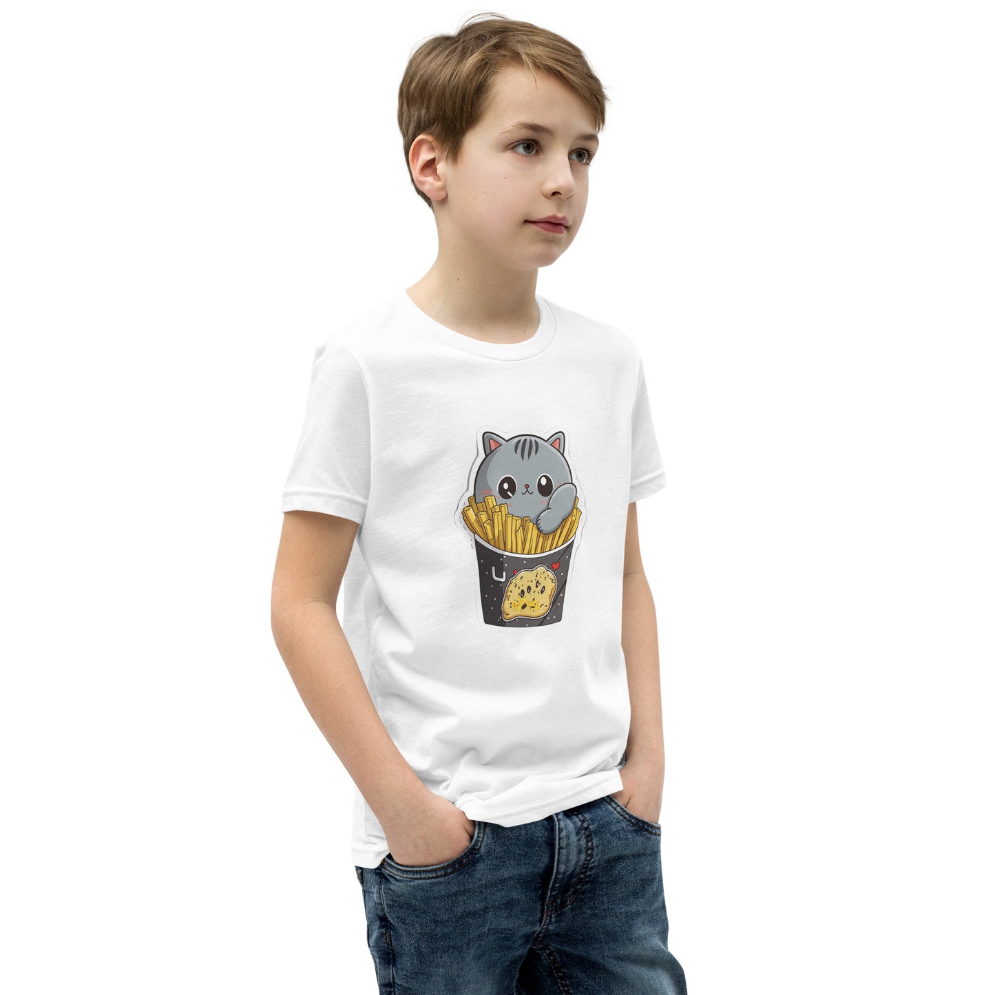 Yum fries Youth Short Sleeve T-Shirt